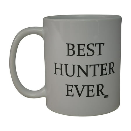 Rogue River Funny Coffee Mug Best Hunter Ever Novelty Cup Great Gift Idea For Dad Brother or Best Friend Who Like Hunting