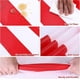 thumbnail image 3 of Liangnv - Paquete de 4 manteles de plástico con rayas rojas y blancas para carnaval, circo, decoración para noches de cine y fiestas de béisbol, 3 of 5