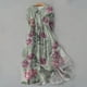 thumbnail image 1 of WILLBEST Vestidos de Algodon para Mujer, Estilo Coreano, con Cordones, Cintura Definida, Camisa, Vestido Midi de Verano, Media Manga, Vestido de Línea A A La Moda 352 Grande​​, 1 of 2