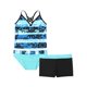 thumbnail image 1 of 3PCS Kids Girls Beachwear Sets Tankini Floral Printed Swimsuit Swimwear Bathing Suit Set Tops with Bottoms for Teenage Girls6 Gong Bohan LED, 1 of 2