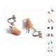 thumbnail image 4 of Pendientes de gota de té de burbujas para mujer, gancho para la oreja de té con leche, regalo de cumpleaños, pinzas para la oreja para mujer GeweYeeli PS15238-05, 4 of 7