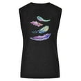 thumbnail image 6 of Summer Saving! Yievot Tank Tops Womens Summer Beach Graphic Sleeveless T Shirt Cute Vacation Women's Tank Cami Vests On Clearance Black M, 6 of 7