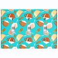 thumbnail image 1 of Metal Light Switch Wall Plate Outlet Cover (Mocha Coffee Bean Espresso Cup Cappuccino Teal - Triple Toggle), 1 of 2