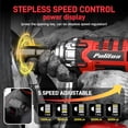 thumbnail image 3 of 20V Cordless Impact Wrench 1/2", 400N.m High Torque, 2300 RPM, 3.0Ah Battery & Fast Charger, 4 Sockets, LED Light, 5 Modes – Electric Impact Gun for Truck Tires(Red), 3 of 7