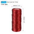 thumbnail image 2 of REGALWOVEN Decorative Metallic Bakers Twine, 1 Rolls Wrapping Twine String Rope DIY Tie Gift Packing Red & Green, 2 of 6