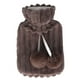 thumbnail image 1 of Bolsa de agua caliente cubierta de tela de felpa de PVC, diseño de boca ancha, bolsa de agua caliente portátil de 1000ml de capacidad para interior, 1 of 8