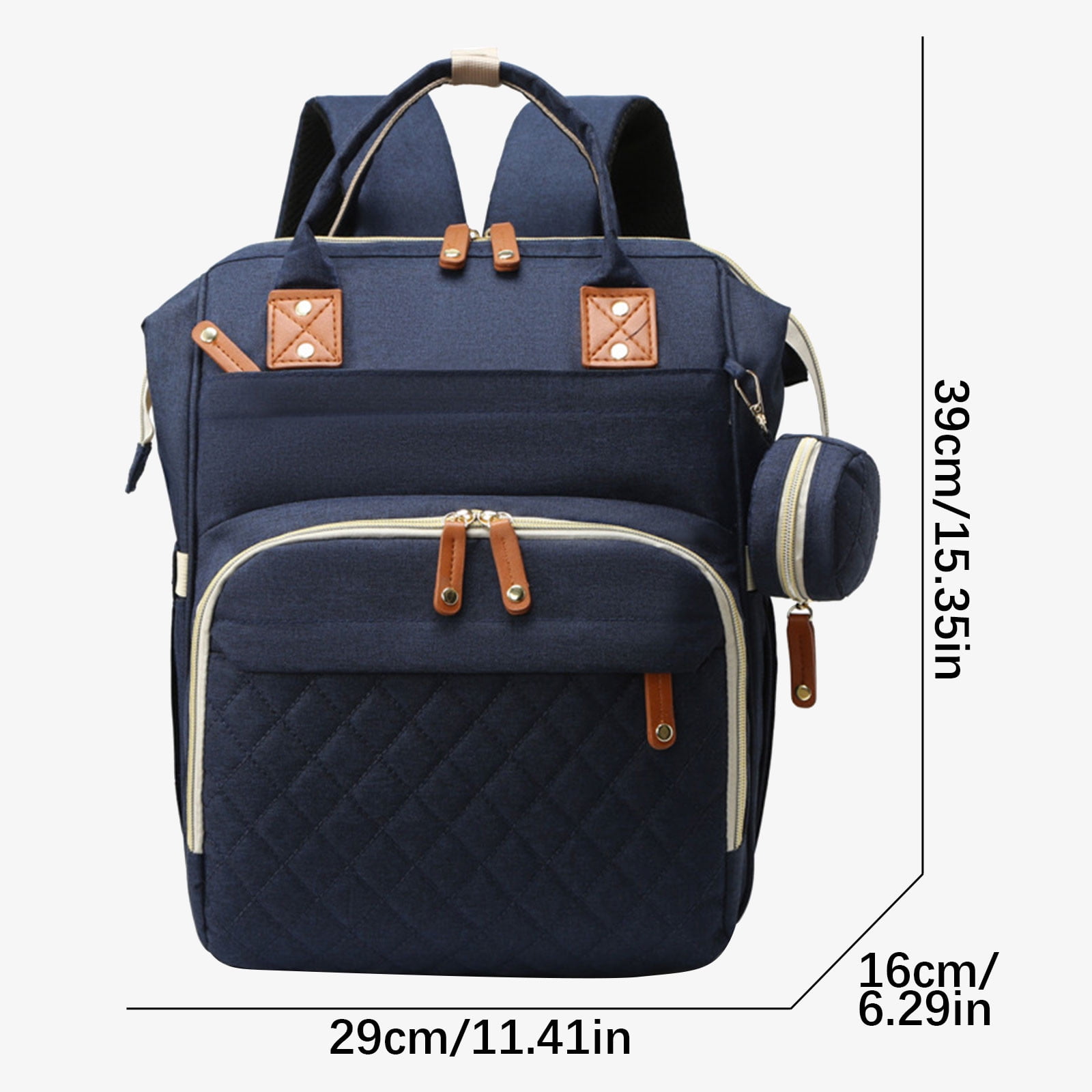 Kdkad Diaper Bag Backpack, Baby Bag, Diaper Bag with Changing Station, Diaper Changing Station, Portable Diaper Changing Pad, Large Capacity