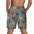 thumbnail image 4 of Daiia Rooster Mens Swim Trunks Swim Shorts Quick Dry Swim Shorts with Mesh Lining Pockets-3X-Large, 4 of 9