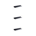 thumbnail image 1 of Estante de Metal montado en la pared Cateissary negro ahorro de espacio, 1 of 6