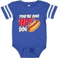 thumbnail image 3 of Inktastic You're One Hot Dog White Boys or Girls Baby Bodysuit, 3 of 5