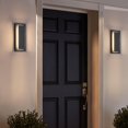 thumbnail image 2 of Luces LED de pared para exteriores tewei 30 cm, color negro, 3000 K, 120 V, 2 of 8