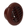 thumbnail image 1 of Valterra Heating/Cooling Register A10-3352VP Heating/Cooling Register; For 4 Inch Vent Hole; Round Register With Damper/Louvers; Brown; 5-3/8 Inch Diameter; With Installation Tape and Hardware, 1 of 5