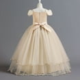 thumbnail image 4 of Kiviey Girls Princess Dress Puffy Tulle Skirt Flower Gir Dresses Dress for Fashion Size 5-6, 4 of 7