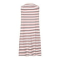 thumbnail image 5 of Annhoo Womens Summer Tank Dresses Striped Sleeveless Crew Neck A-Line Loose Casual Beach Mini Sundress with Pockets, 5 of 6