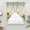 beige, variant on Sunflowers Swag Valances for Windows, Kitchen Curtains 36 Inch Length 2 Panels Set, Floral Green Leaves Bees Watercolor Short Curtains for Small Windows Rod Pocket Cafe Curtains Drapes 28"x36"