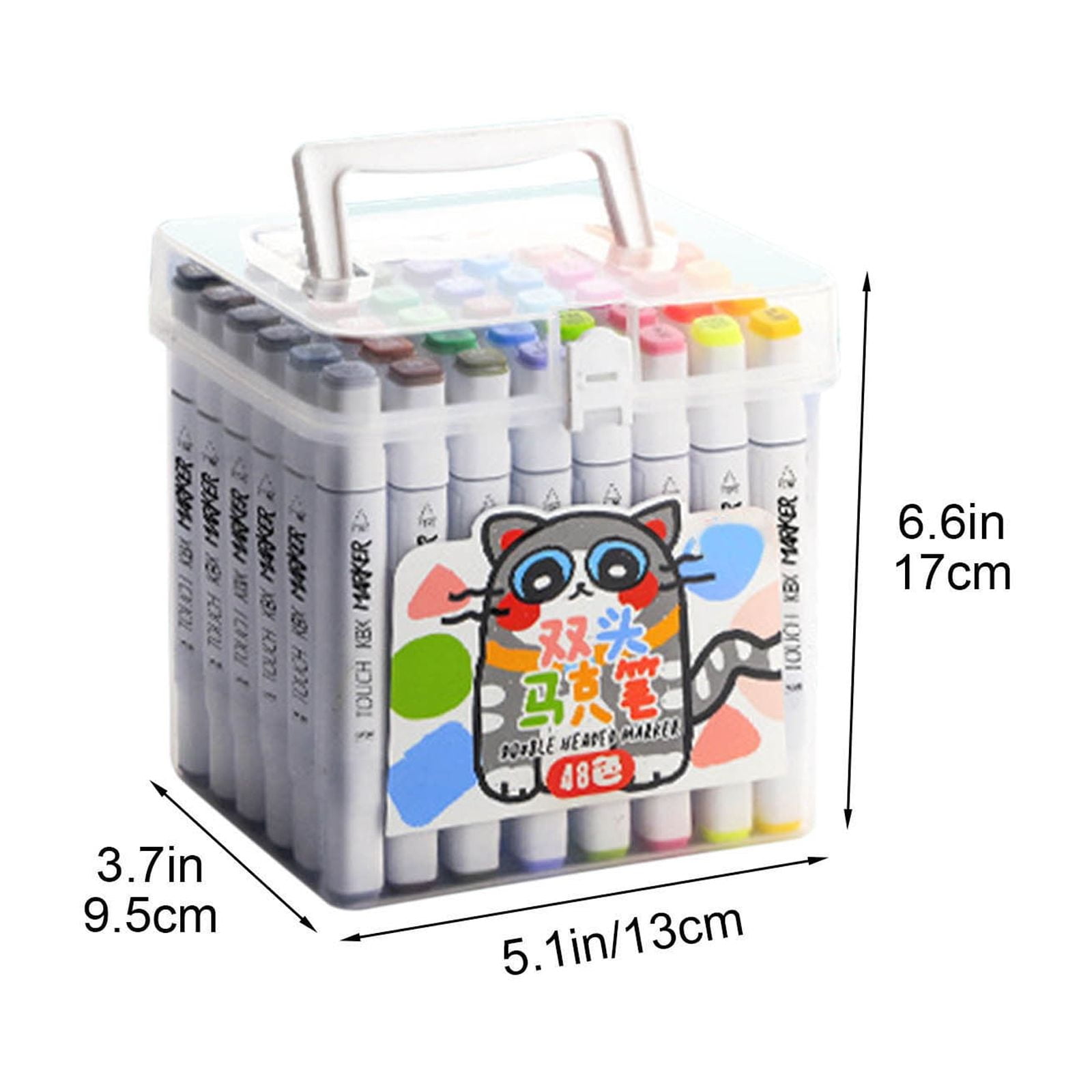 Permanent Markers, Acrylic Marker for Students Student Large Capacity Washable Non-permeable Watercolor Pen Art 24 Colors Can Be Stacked 240ml, Back to College