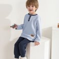 thumbnail image 4 of GYRATEDREAM Toddler Boy Clothes Set Long Sleeve Sweatshirt and Pants Fall Winter Outfits 2T 3T 4T 5T 6T, 4 of 9