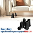 thumbnail image 6 of Bed Risers 8 Inch Heavy Duty, 6 inche + 2 inches Adjustable Furniture Risers, Heights of 6 or 8 Inches Round Furniture Risers for Bed Desk Table Sofa Couch, 6 of 7