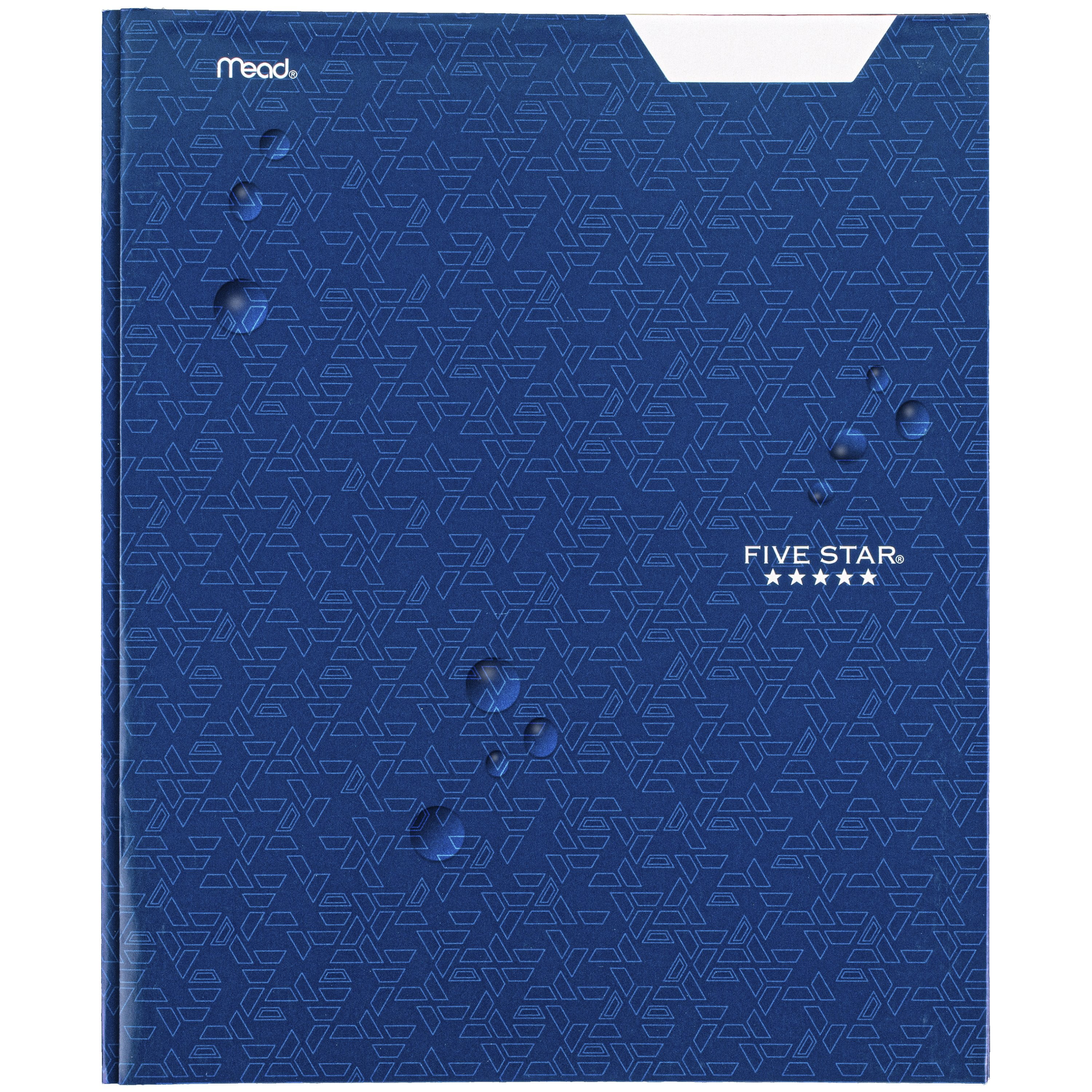 (2 pack) Five Star Pocket and Prong Paper Folder, Pacific Blue (340020E-WMT22)