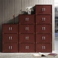 thumbnail image 5 of Pemberly Row 5 Shelf 10 Door Bookcase in Mahogany, 5 of 5