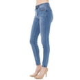 thumbnail image 3 of MixMatchy Women's Classic Elastic Band Comfy Fit Skinny Jean, 3 of 5