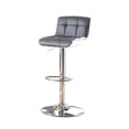 thumbnail image 2 of Furniture of America Andie Adjustable Swivel Bar Stool in Gray, 2 of 2
