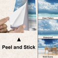 thumbnail image 4 of Peel and Stick Wallpaper Waterproof Summer beach sea clear sky Wall Mural Decor Self Adhesive and Removable 100in x 144in, 4 of 8