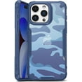 thumbnail image 7 of Designed for iPhone Case,Luxury Heavy Duty Anti-Fingerprints Camouflage Pattern Shockproof Protective Cover Phone Case (Purple,iPhone 15 Plus), 7 of 7