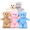 Multicolor-5 pcs, variant on MaoGoLan 10 Pcs Pink Bear Stuffed Animals Set 13'' Cute Plush Stuffed Bear Toy Bulk