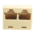 thumbnail image 4 of Répartiteur de Câble RJ45 1 à 2 Répartiteur vers 2 Adaptateurs de Cordon Ethernet pour Maison Bureau, 4 of 8