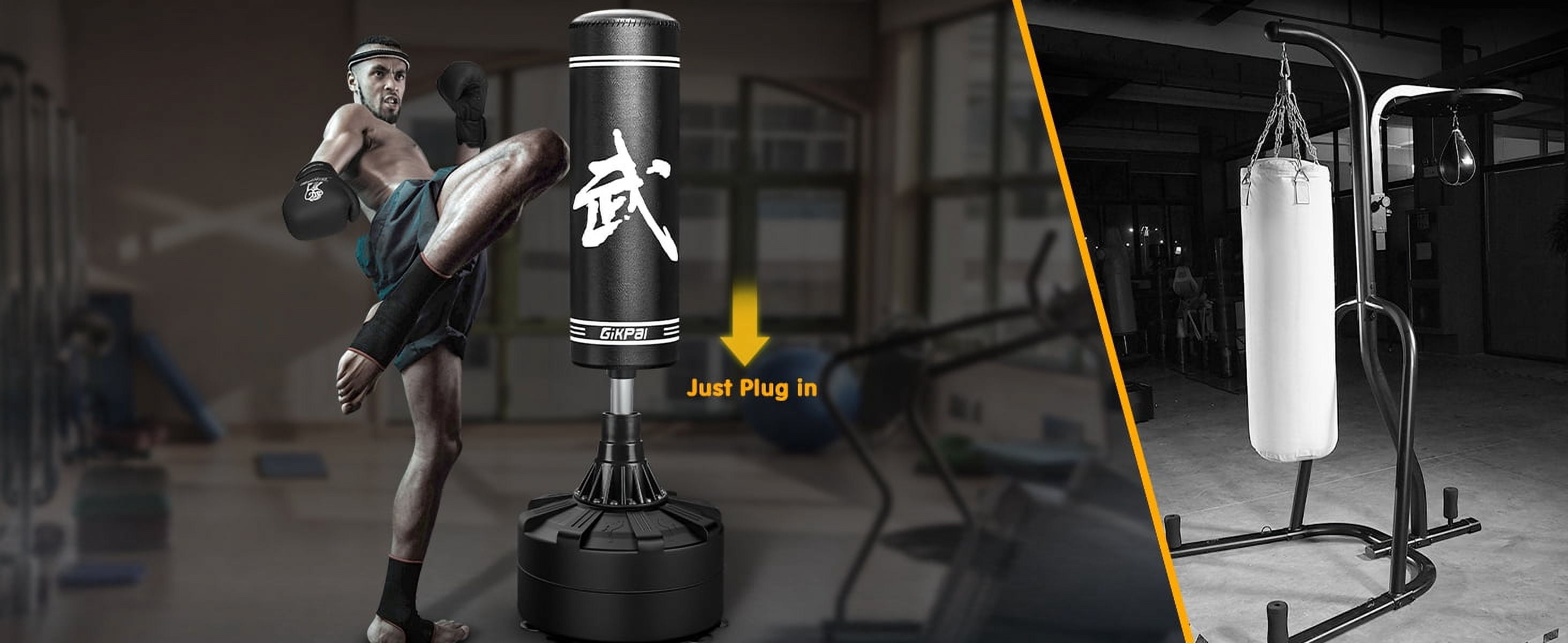 GIKPAL Punching Bag 67-182lbs Heavy Boxing Bag with Barbados | Ubuy display picture 1