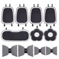 thumbnail image 3 of Cojín de asiento de automóvil, diosa de la calidez de la felpa de invierno, fundas de asiento universales para todas las estaciones para automóviles, conjunto completo de accesorios para automóviles, 3 of 5