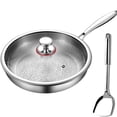 thumbnail image 7 of Titanium Hammered Pan Pro, 2025 New Multifunctional Ultra-Durable, Non Stick Titanium Nutri Pans, Scratch-Resistant, Resistant Non Stick, Even Heating, For Cooking, Heats Quickly, Cooks Evenly, 7 of 7