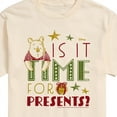 thumbnail image 3 of Disney Winnie The Pooh - Is It Time For Presents? Christmas- Men's Short Sleeve Graphic T-Shirt, 3 of 5
