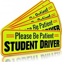 Please Sign Fun 3 Pcs Student Driver Sticker Magnet for Car, New Driver Please Be Nice ...