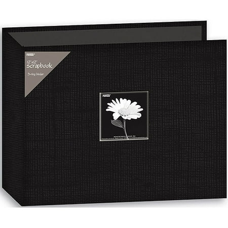 fabric 3 ring binder album with window 12 quot x 12 photo binder inserts