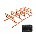 thumbnail image 3 of 5 Pcs Agility Hurdles Speed Hurdles Training Equipment with Adjustable Height for Soccer Football Athletes, 3 of 9