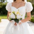 thumbnail image 1 of EXHUMKY Bouquet Artificial Con Rosas Realistas Para Ceremonia De, 1 of 7