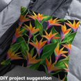 thumbnail image 2 of Castle Fairy Watercolor Orange Floral Fabric by the Yard 5 Yards, Tropical Blossoms Fabric for Sewing, Botnaical Green Leaf Home Decor Fabric by the Yard, 2 of 6