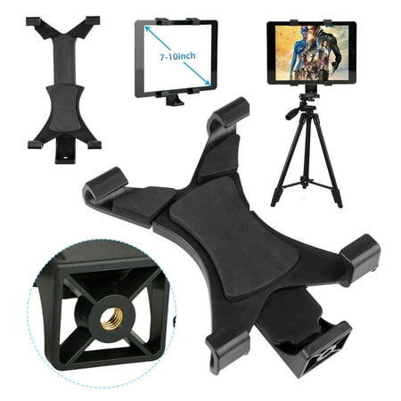 EEEKit Universal Tablet Tripod Mount Adapter Clamp Holder for iPad 2, 3, 4, Air, Air2, iPad Pro 9.7 10.5, iPad Mini 2 3 4, Samsung Galaxy Tab 2 3 4, Tab Pro, Tab S, Google