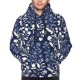 thumbnail image 2 of Bingfone Plant Men's Drawstring Hoodie Long Sleeve Pocket Sweatshirts-4X-Large, 2 of 6