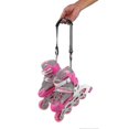thumbnail image 4 of 2pcs Portable Skates Straps Roller Skates Hanging Handle Buckle Skating Shoes Carriers For Boots Roller Skate Inline Skate Blue, 4 of 5