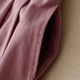 thumbnail image 4 of Lmnyox Women's Cotton Linen Shorts Wide Leg Elastic Waist Short Pants with Pocket Summer Loose Lounge Clothes, 4 of 7