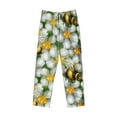 thumbnail image 4 of Haiem Bees and Flower Men's Pajama Pants Ultra Lightweight Pjs Bottoms Sleepwear Bottom Pants with Pocket Drawstring-Small, 4 of 9