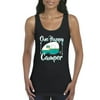Artix One Happy Camper Gift 4 Camping Hiking Outdoors BFF Birthday Christmas Womens Tank Top Clothes