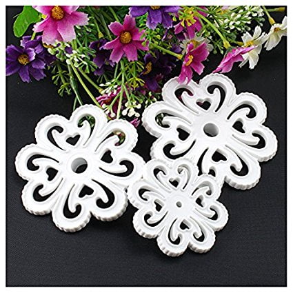 Gumpaste Cakes (AGPtek 3PCS Food Grade Plastic Fondant Sugarcraft Gum Paste Decorating Kit Cake Mold Cookie Cutter - Floral)