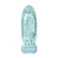 thumbnail image 1 of Estatua católica de resina de la Virgen María, figura religiosa, regalo de Navidad, decoración del hogar Verde, 1 of 9