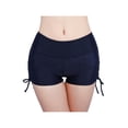 thumbnail image 1 of hirigin Womens Swim Shorts High Waist Sides Drawstring Stretch Sports Boyshorts Bathing Suit Tankini Bottoms, 1 of 2
