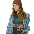 thumbnail image 4 of O'Neill Womens Zuma Superfleece Caribbean blue plaid XS, 4 of 4