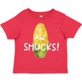 thumbnail image 3 of Inktastic Aw, Shucks Corn on the Cob Humor Boys or Girls Toddler T-Shirt, 3 of 5